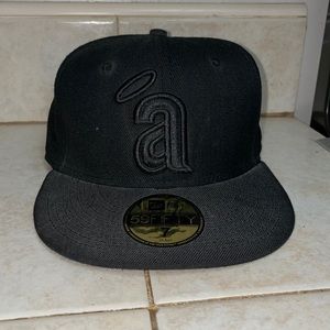 Angels baseball throwback all back new era hat size 7
